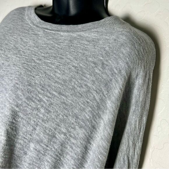 Vince Gray boxy Slub Boat Neck Long Sleeve Sit Hem Top XS - Picture 4 of 8